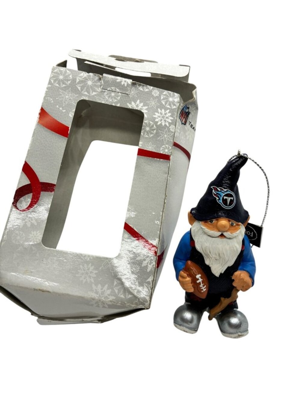 NFL Tennessee Titans Football Gnome Christmas Ornament Forever Collectibles